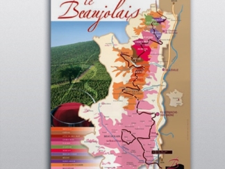 Carte Du Beaujolais Avec Trace Route Des Vins Site Officiel Des Vins Du Beaujolais