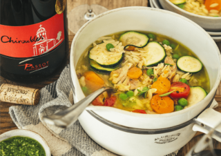 Minestrone au poulet