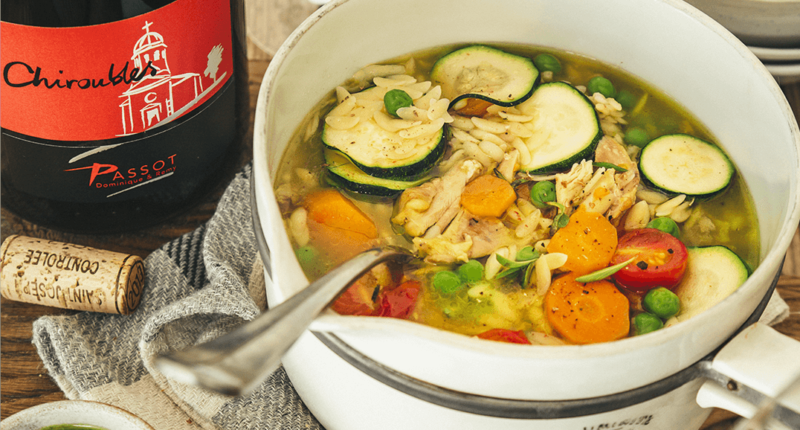 Minestrone au poulet