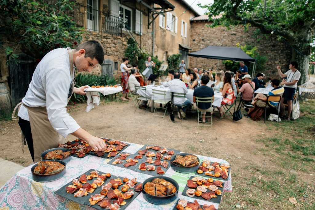 Déjeuner au Clos Sauvage avec La Dama