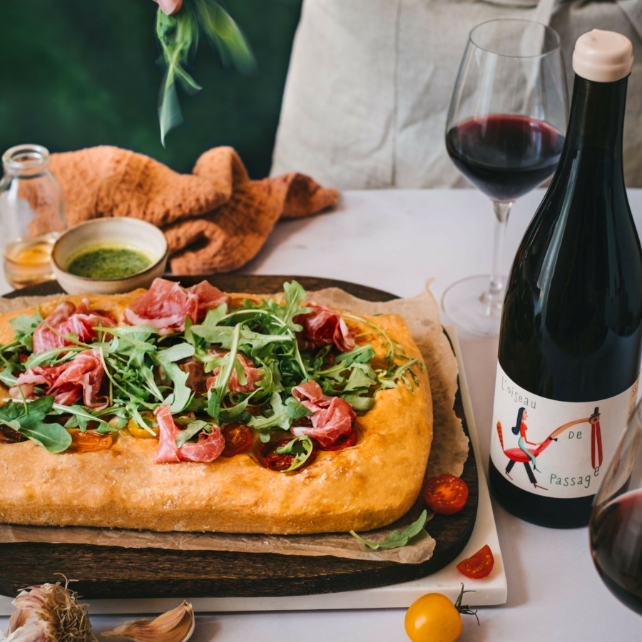 Focaccia et Côte de Brouilly