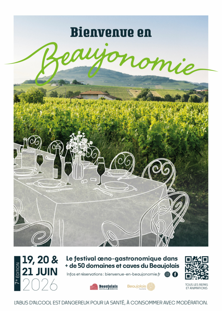 Affiche Bienvenue en Beaujonomie 2026