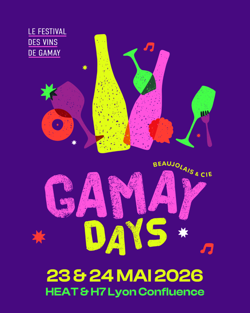 Affiche des Gamay Days, festival des vins de gamay, 2026